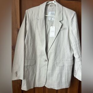 Abercrombie & Fitch Light Beige Blazer
